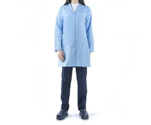 Uniforme de Enfermería Azul Marino para Mujer Profesional, con Blusa Tipo Túnica de Manga Larga con Botones y Pantalones a Juego - Product Image 2