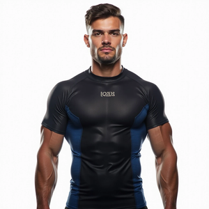 Obtenga protectores de erupción de MMA duraderos de fabricante personalizado Obtenga equipo de gimnasio sublimado BJJ personalizado Proveedor mayorista para obtener BJJ personalizado - Product Image 5