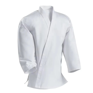 Ensemble d'uniformes de judo personnalisés en coton polyester, léger, respirant, unisexe, vêtements d'arts martiaux, logo frontal, combinaison de judo - Product Image 3