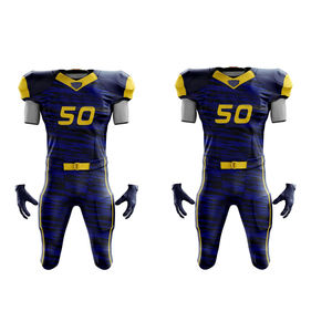 Uniforme de Fútbol Americano Ligero y Transpirable de Talla Grande con Manga Corta, Color Personalizado y Características Antibacterianas - Product Image 5