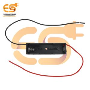 Support de pile en plastique dur AA 1 cellule pour épices électroniques avec fil 1.5Volt Lot de 1 accessoire de pile essentiel - Product Image 3