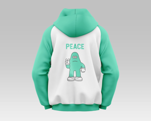 Vietnam Wholesale 350gsm Cotton Custom Hoodies Pullover <b>Mens</b> Oversized Clothes Heavyweight <b>Hoodie</b> Sweatshirts Printed Logo - Product Image 2