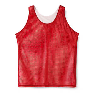 Sublimated <b>Mesh</b> Reversible Basketball Jersey Mens Reversible <b>Mesh</b> Basketball Jersey Quick Drying Sleeveless Tank <b>Top</b> - Product Image 1