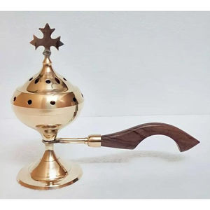 Porte-encens de luxe en métal de qualité Mini porte-encens creux en métal Design fantaisie Porte-encens décoratif pour la maison et l'intérieur - Product Image 3