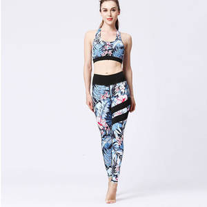 Conjunto de Yoga de Alta Calidad para Mujer, Logotipo Personalizado, Cintura Alta, Transpirable, Ecológico, 2 Piezas, Sin Mangas, Spandex/Poliéster - Product Image 2