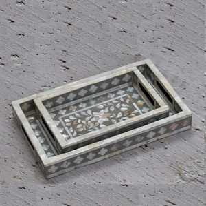 Juego de bandejas para servir de acero inoxidable dorado y plateado de dos piezas, estilo caja de embalaje para hoteles y restaurantes, tamaño de restaurante - Product Image 6