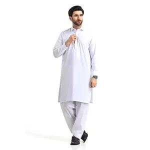 パキスタンインド工場ファッション新スタイルイスラム服最新デザインメンズSalwar Kameez卸売価格で販売