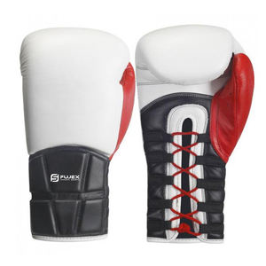 Guantes de boxeo de cuero de vaca de 8oz personalizables de alta calidad, el mejor Material, precio razonable, diseña tu propio estilo de artes marciales - Product Image 4