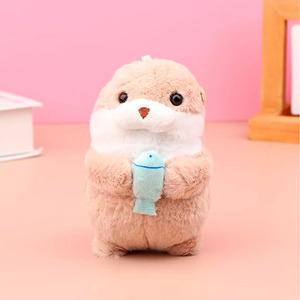 Porte-clés en peluche Otter, doux et mignon, cadeau pour enfants et bébés - Couleurs assorties - Product Image 3