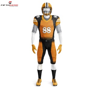 Venta al por mayor nueva llegada hombres fútbol americano Jersey equipos personalizados EE. UU. Conjuntos de ropa deportiva bordado sublimación Digital transpirable - Product Image 5