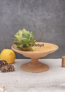 Soporte de pastel de madera hecho a mano de lujo para servir postres de fiesta de boda elegante y Decoración de mesa Tradebyd - Product Image 2