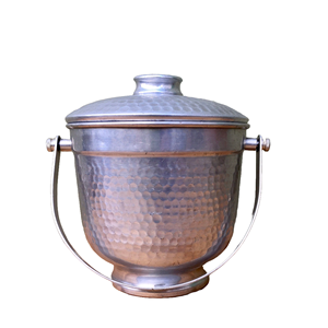 ถังน้ำแข็งทำจากทองแดงทำมือถังเครื่องดื่มโลหะขนาดปกติปรับแต่งได้อุปกรณ์งานปาร์ตี้ขายส่งกล่องการออกแบบต่างประเทศ - Product Image 6