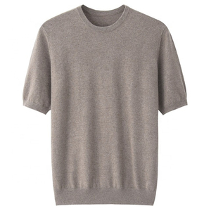 High Quality Men's 100% Cotton <b>Black</b> T-Shirt Custom Logo Rounded Neck Anti Pilling Feature Sporty Style Short Solid Print - Product Image 5