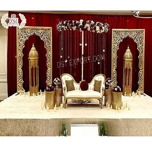 Décoration de scène de mariage de style marocain unique, cadre de meharb musulman, thème marocain, ensemble de décoration de scène de mariage marocain, configuration de sangeet, Suisse - Product Image 1