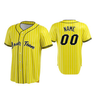 Camisetas de béisbol personalizadas de alta calidad, camisetas de uniforme de softbol transpirables para hombre, venta al por mayor, ropa de softbol por sublimación en blanco - Product Image 5