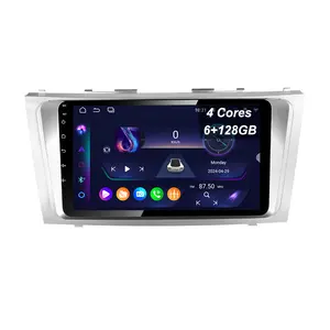 BG Factory 9inch Android 13 Ultra-thin 4Cores 6+128GB Car Radio For Toyota Camry 2007-2011 GPS Navigation 4G Wifi Bluetooth5.0