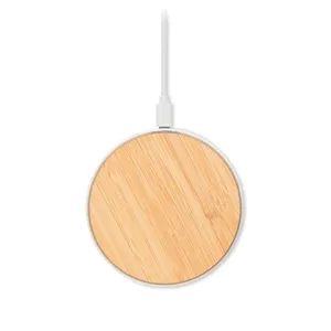 DESPAD Chargeur sans fil écologique en bambou et organisateur de bureau/tiroir pour gadgets - Product Image 5