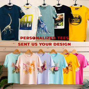 Bangladesh OEM t-shirts fournisseur personnalisé imprimé coton t-shirts 180 GSM tenue décontracté DTG sérigraphie unisexe en vrac exportation vêtements t-shirts - Product Image 2