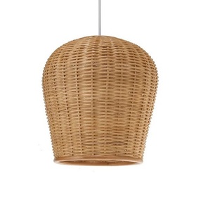 Lámpara Colgante de Hierro y Ratán Hecha a Mano con LED, Diseño Moderno, Tamaño y Color Personalizables para Uso Residencial y Hotelero - Product Image 1
