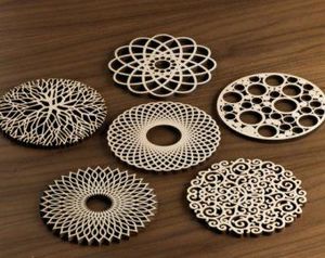 Sous-verre personnalisé en pierre carrée Mdf avec panneau dur de sublimation 3.75 écologique moderne avec sous-verre arrière en liège - Product Image 5