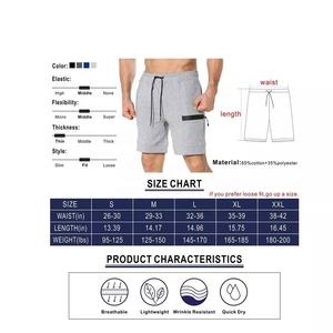 Logo personnalisé Nouveau Hommes de Fitness Gym Shorts de Course De Marque Entraînement Sueur Sport Shorts pour Hommes - Product Image 6