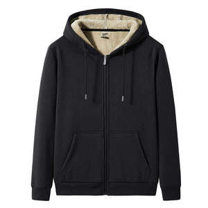 Sweat à capuche surdimensionné doublé en polaire épaisse 100% coton avec logo personnalisé pour homme - Product Image 3