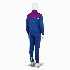 ชุดวอร์มผู้ชาย ผ้าโพลีเอสเตอร์ผสมคอตตอน ทรงปกติ สีพื้น ระบายอากาศ ซับเหงื่อ เป็นมิตรกับสิ่งแวดล้อม เสื้อฮู้ดดี้และกางเกง - Product Image 6