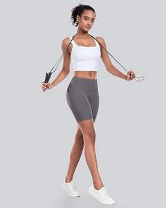 Women Biker Yoga Shorts with Pockets High Waisted <b>Tummy</b> <b>Control</b> Spandex Workout Athletic Gym - Product Image 4