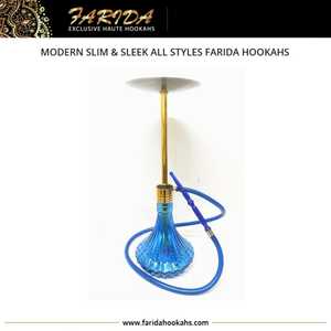 Farida hookahs ดีไซน์เรียบหรูแบบบางดีไซน์สวยงามเคลือบด้วยทองเหลืองผู้ผลิตโดยตรง - Product Image 6