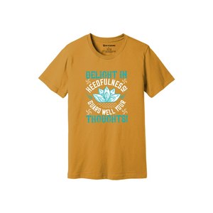 T-shirt 100% coton avec impression de thèmes de bouddha Style décontracté 12 options de couleur 160-180 Placement de conception personnalisable GSM lourd - Product Image 6