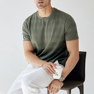 Usine en gros impression personnalisée Logo t-shirt conceptions personnalisées coton blanc hommes t-shirt à vendre hommes coton sport t-shirt - Product Image 2