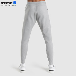 Pantalones de chándal de felpa francesa de peso pesado personalizados al por mayor 100% algodón cintura alta lavado oscuro estilo casual apilado estilo de las mujeres de los hombres - Product Image 2