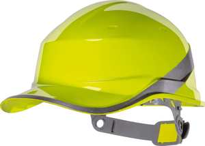 Casque de protection pour baseball, couleur jaune fluo - Product Image 1