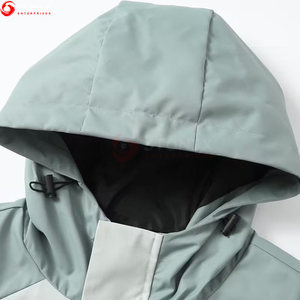 Wholesale Canvas <b>Thin</b> Windbreaker <b>Jacket</b> Latest Style Customized Logo Windproof for <b>Men</b> - Product Image 3