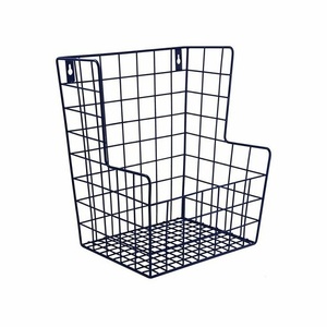 Cesta de hierro de alambre Vintage, forma rectangular para utensilios de cocina, sala de estar, decoración del hogar, cesta de almacenamiento de Color negro - Product Image 4