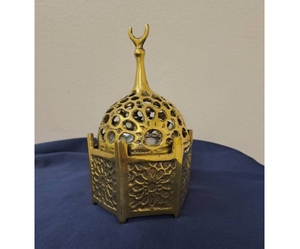 Quemador de incienso de latón estilo marroquí fácil portátil de calidad superior al por mayor buenos aromas perfumista liberador de olores - Product Image 2