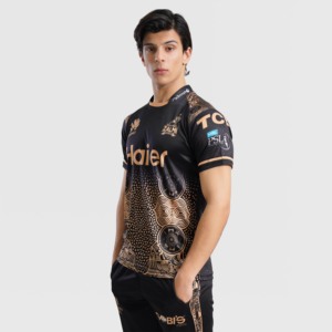 Peshawar Zalmi Away Kit <b>T</b>-<b>Shirt</b> High Quality <b>Polyester</b> Football Jerseys Embroidered Sublimation Prints Short Sleeves Tops Shorts - Product Image 3