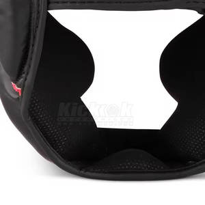 High Quality Leather Training Head Guard with High Density <b>Foam</b> <b>Padding</b> and Adjustable Straps for Secure Fit - Product Image 6