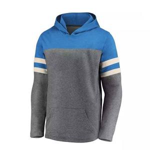 Haute qualité surdimensionné mode 2023 Logo personnalisé couleur Pure sweats à capuche à manches longues pour hommes grande taille - Product Image 1