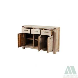 Aparador de madera moderno de fácil montaje hecho en Vietnam, armario de almacenamiento duradero respetuoso con el medio ambiente, juego de comedor para oficina en casa, marca VIET - Product Image 5