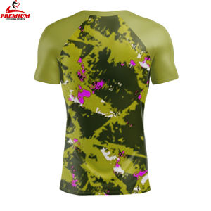 เสื้อยืดฟิตเนสแขนสั้นสำหรับผู้ชายเสื้อยืดรัดรูปแห้งเร็วสำหรับเข้ายิมเสื้อออกกำลังกายระบายอากาศได้ดี - Product Image 6