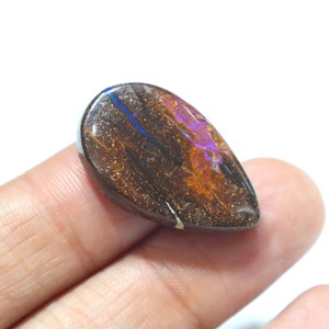 30,00 quilates Natural australiano Boulder Opal Blue Fire Cabochon Gemstone 29X18X6 MM Boulder Opal para la fabricación de joyas Gemstone - Product Image 3