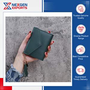 Última Llegada de Existencias, Excelente Calidad, Altamente Duradero, Tarjetero de Cuero PU Impermeable para Mujer, Logotipo Personalizado - Product Image 5