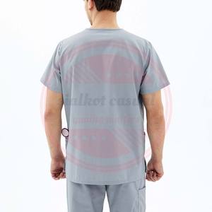Traje de fregado profesional para hombre, poliéster, algodón, traje de fregado para Hospital, conjuntos médicos, uniforme de enfermería a la venta - Product Image 5