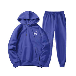 Chándales deportivos para hombre 2024 fábrica al por mayor Gran oferta 100% algodón de talla grande ropa deportiva de invierno conjuntos transpirables - Product Image 1