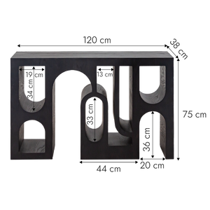 Consola Octave de roble negro - Product Image 5