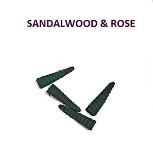 Natural Sandalwood & Rose Pyramide <b>Backflow</b> <b>Incense</b> <b>Cones</b> Wholesale Supply at Leading Price ( Green ) Home Decor - Product Image 1