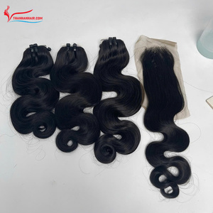 Hot Unprocessed Vietnamese Remy Virgin Human Hair Extensions 3 PCS Lot Natural <b>Wave</b> <b>Body</b> <b>Wave</b> Afro Curl Best Bundles for - Product Image 5