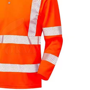 Camisas de uniforme de trabajo profesional para hombres Camisa DE SEGURIDAD reflectante de manga larga de seguridad - Product Image 5