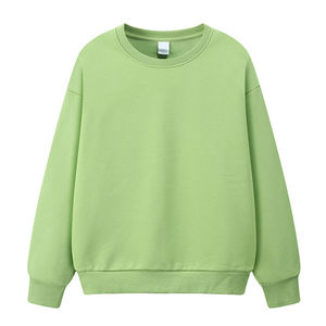 Sweatshirts à col rond en polaire vierge en gros Logo personnalisé 100% coton pull sweat-shirt surdimensionné - Product Image 6